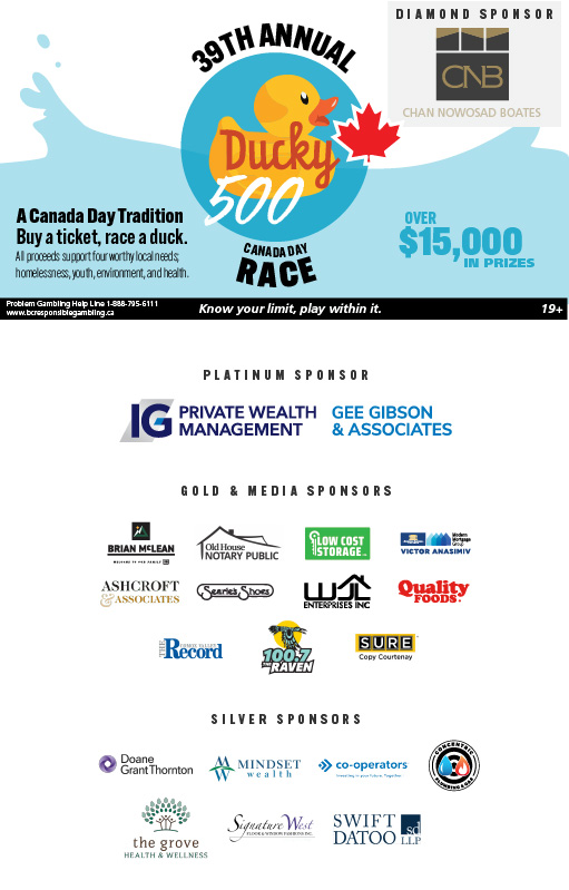 39th Annual Ducky 500 Ticket